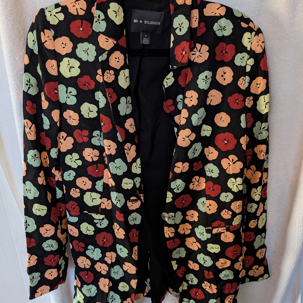 Wildfang Floral Blazer